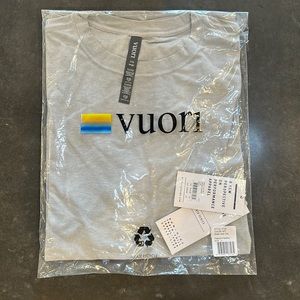 Vuori - Strato Tech Tee - Platinum Heather - Large - NWT